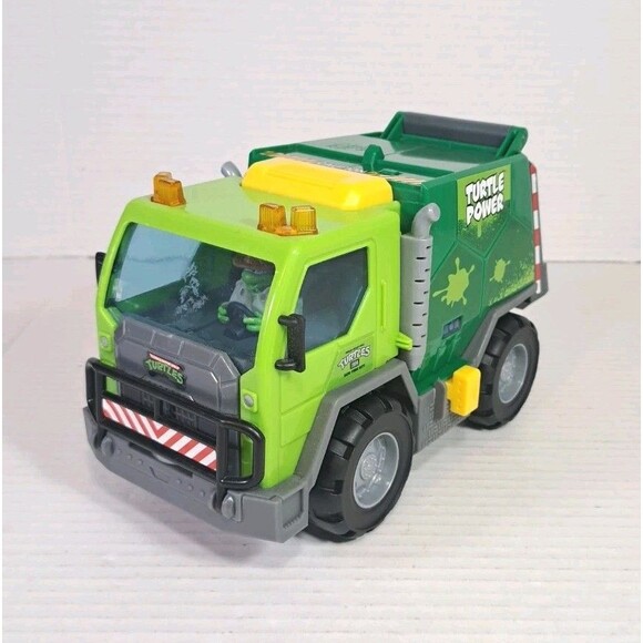 TMNT Thrash 'N' Battle Garbage Truck Lights & Sounds 2023 Funrise / Donatello - Picture 1 of 8
